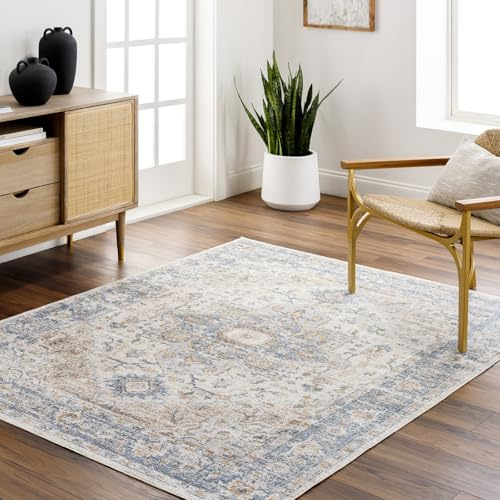 Livabliss River Sig Indoor Outdoor Runner – 60x90 cm, Brown, Grey & Blue
