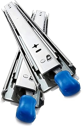 Drawer runners Drawer Slides Drawer Runners Slides Rails 1000mm 1500mm Cabinet Draw Slides Heavy Duty Locking Ball Bearing Draw Slide 120kg Bearing Capacity 1 Pair /2 Pieces(1200mm/48inch)