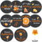 NIEEKRUN 10 Stück Aperol Untersetzer Sprüche Filz Rund Aperol Spritz Accessoires Tassen Untersetzer Gläser Filz Untersetzer Glas Coasters Tassenuntersetzer für Bars, Cafés, Haus, Party, Büro