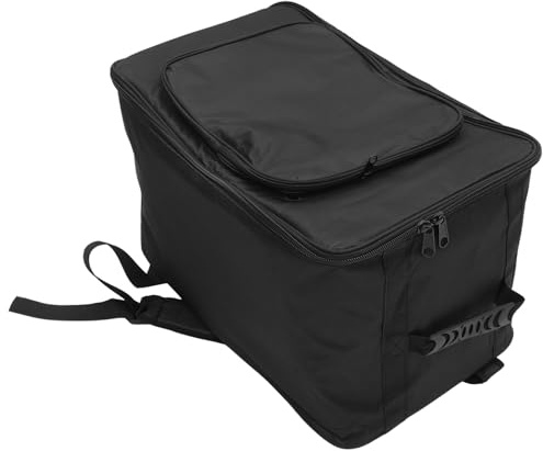 Schlagzeugrucksack Schwarz, Multifunktionale Musikinstrumententasche | Großes Fassungsvermögen, Leicht und Platzsparend, Oxfordstoff, Polyester, Baumwolle, mit Tragegriff Zufälliger Stil