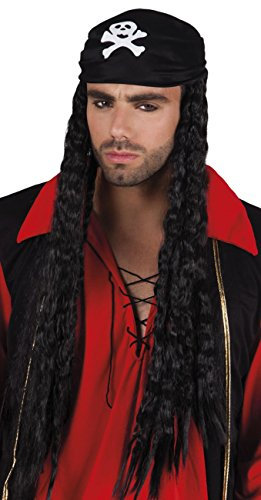 Boland 86397 - Black Bellamy Perücke Pirat mit Bandana