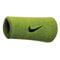 Nike Swoosh Doublewide Schweißbänder, Atomic Green/Black, One Size