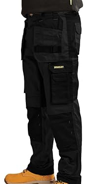Stanley Clothing - Omaha Slim Fit Holster Trousers Black/Grey Waist 32in Leg 31in