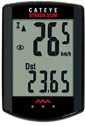 Cateye Strada CC-RD 310 Computer da Bicicletta, Colore: Nero