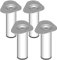 DIY Element System Möbelfuß rund – Stahlrohrfuß, ideal als Tischbein für die Gestaltung individueller Möbelstücke – Ø 60 mm, Länge 200 mm, Weiß