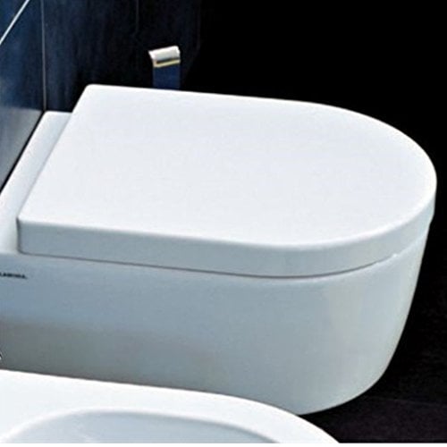 Flaminia 5051CW01 Sedile Avvolgente in Legno, Collezione Link, Bianco
