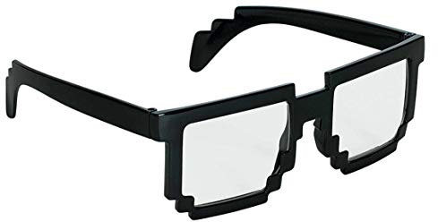 Fun Shades Pixilated blk clear