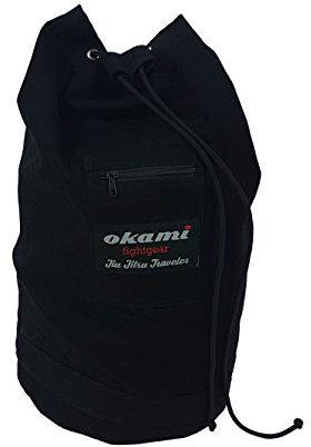 OKAMI Fightgear Jiu-Jitsu Backpack Traveler Rucksack, schwarz, One Size