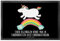 Mr. & Mrs. Panda 40 x 60 cm Fußmatte Einhorn Regenbogen - Geschenk, Unicorn, Glitzer, Fußabtreter außen, Fußmatte innen, Einhornautobahn, Einhörner,