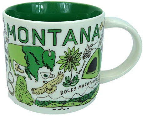 Starbucks MONTANA Been There Series Across the Globe Collection Coffee Mug 14 Ounce