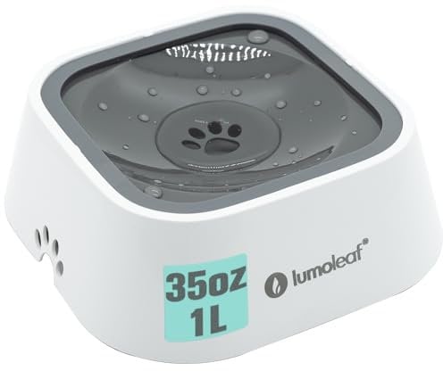 LumoLeaf Wassernapf für Hunde, 1L, Anti-Schwapp Fressnapf Hund Unterwegs, Kein Verschütten Auslaufsicher Hundenapf Reise Trinknapf Wasserspender für Katzen Haustiere