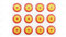 Pegatina de Resina Bandera España Escarapela 11mm 12Uds