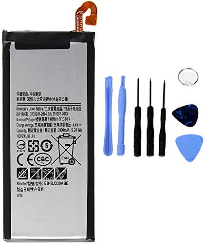BATTERIA COMPATIBILE CON SAMSUNG J3 2017 J330 EB-BJ330CBC AD ALTA CAPACITÀ 2800MAH CON KIT SMONTAGGIO INCLUSO