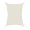 Sonnensegel luftdurchlässig 3 x 4 m - Farbe Creme - rechteckig - Material HDPE