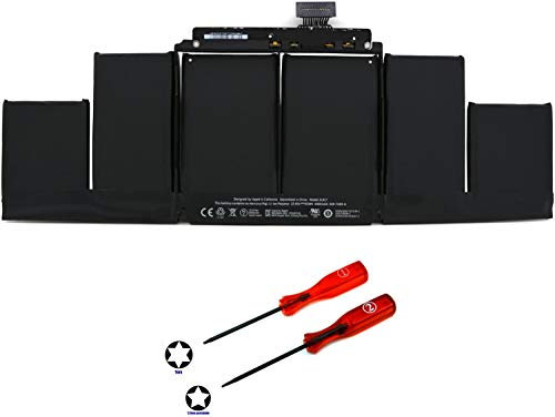 10.95V 95Wh A1417 Laptop Akku Ersatz für MacBook Pro 15 inch Retina A1398 Mid 2012 Early 2013 Version MC975LL/A MC976LL/A MD831LL/A ME665LL/A ME664LL/A 020-7469-A