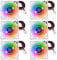 AEDIKO 6pcs DC Brushless Cooling Fan 40mm x 10mm 12V /24V 3Pin Mini Heatsink Cooler Fans (RGB 24V)