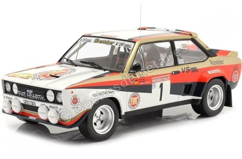 Ixo 1980 FIAT 131 Abarth Nr.1 Röhrl/Geistdörfer Gewinner Rallye Hunsrück 1:18 Models 18RMC078