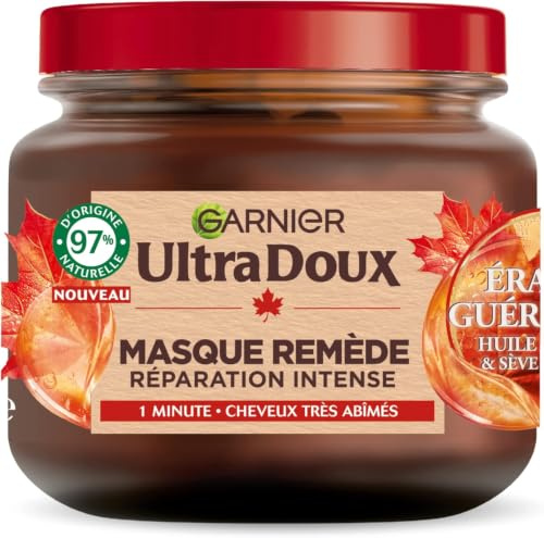 Garnier Ultra Doux Revitalisierende Heilmaske, Ahorn, 340 ml