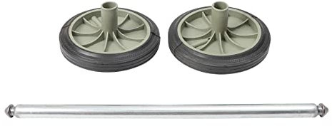 Trash can Dolly - Trash Can Wheels and Axle - Trash Garbage Bin Wheels Replacement for Garbage Can Outdoor,Garden Street Patio Trash Can (Wheel Color Random)