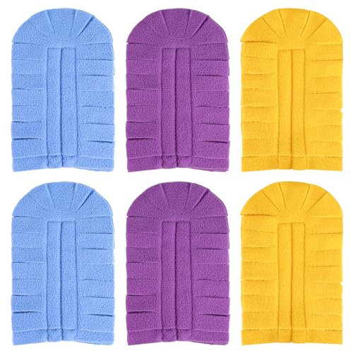 Fleece Refills for Swiffer Hand Duster, Duster Refills, Dry Duster - Reusable, 6 Rainbow Colors