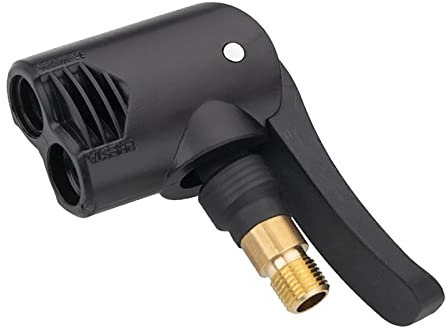 ulafbwur Luftkompressor Adapter Inflator Pumpenkopf Auslaufsicher Direkter Ersatz 2 in 1 Presta Schrader Kompatibel Auto Reifen Inflator Anschluss für Fahrrad Luftpumpe Adapter