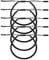 EUPSIIU 5 articles Bracelet Tibétain Porte Bonheur,Taille ajustable Tressé à la Main en Corde,Fil Pour Poignet Homme et Femme,Ficelle chance d'Amitié,bracelet amitié,Unisexe bracelet corde (noir)