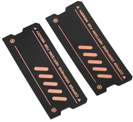 Laptop Memory Heatsink, Laptop RAM Cooler, Cooler RAM Heat Sink, Laptop RAM Cooler Kit Suitable for DDR5 DDR4 DDR3 DDR2