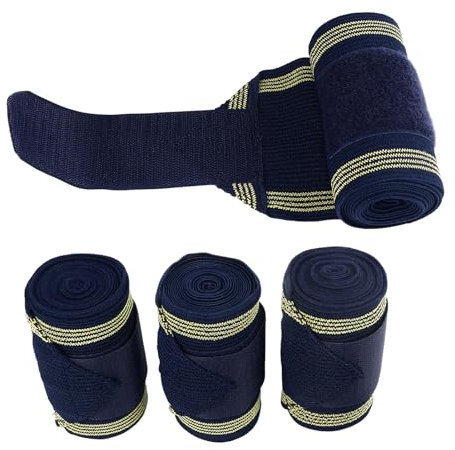 Pferdebeinbandagen, Bequeme und Stabile Reitbeinbandagen, 4 Stück, Flexibel, für Reitsportzubehör
