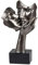 formano Deko Liebespaar auf Sockel Metallic 39 cm Skulptur Figur Statue Paar