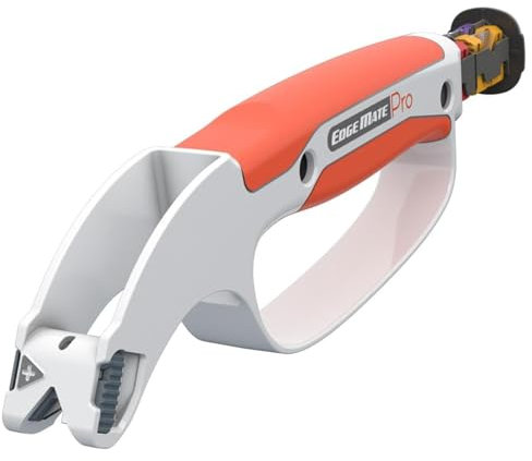 Edge Mate Pro Manual Knife Sharpener Professional 7-in-1 Knife Sharpener with 7 Levels Adjustable Angle Sharpener for Straight and Serrated Knives Ergonomic