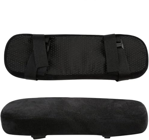 CHUANGOU Armrest Pads, Ergonomic Gaming Chair, Armrest Pad, Arm Cushion for Office Chair,Office Chair Armrest Cover