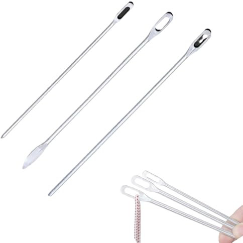 Kordeleinfädler Werkzeug-Set – Set zum Einfädeln von Kleidung aus Metall für den Heimgebrauch | Einfädelhilfe aus Edelstahl zum Drehen des Nährings für Männer, Frauen, Freunde