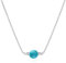 YFN Turquoise Necklace for Women Girls Sterling Silver Turquoise Choker Jewellery(turquoise) (turquoise 1)