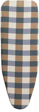 Bügelbrettbezug – Bügelbrettbezüge groß | wärmereflektierend extra dicker Eisenbezug | Bügelbrettbezüge mit Polsterung Standardgröße | Dicke Polsterung Bügelbrettbezug mit elastischem Rand für