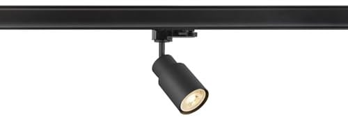 SLV PURI 2.0 TUBE, Schienenstrahler, für 3 Phasen Schienensystem, Schwarz