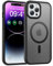 Onestyle Magnetic iPhone 14 Pro Max hülle (MagSafe Compatible) (12ft Military Grade Drop Protection) Slim Translucent Frosted Shockproof Phone hülle, Schwarz
