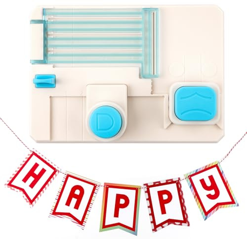 Briartw Mini tablero de perforación del alfabeto para manualidades – Crea letras, números y puntuación de 1.5 x 2.5 pulgadas | álbumes de recortes, tarjetas, pancartas de fiesta, manualidades para