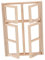 MOLUCKFU Casa De Muñecas De Madera Puertas y Ventanas Miniatura para Decoración De Escenas y Accesorios De Manualidades