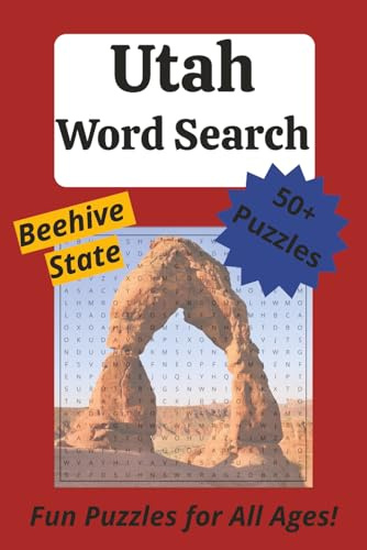 Utah Word Search Puzzle Book: 50+ Puzzles about the Beehive State