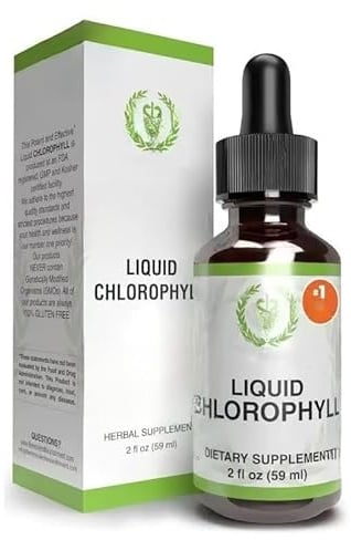BPZAQXWSC Clorofilla - Estratto naturale di clorofilla, favorisce la salute intestinale, il metabolismo corporeo, gli antiossidanti, la deodorazione interna, vegano, adatto sia a uomini che a donne
