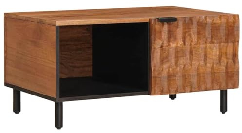 vidaXL Couchtisch Braun 80 x 50 x 40 cm Massivholz Mango
