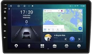 Android 15 2 DIN Radio de Coche 9 Pantalla táctil para Audi A4 B8 B6 S4 RS4 2000-2009 con Cámara Trasera/GPS/WiFi/FM/BT/USB/Mandos Volante/Carplay/Reproductor Multimedia/Car Stereo(RS20 2+32G)