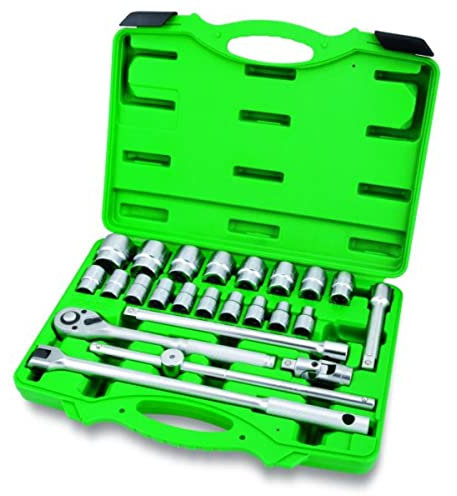 Steckschlüsselsatz TOPTUL 1/2 zoll 12-kant 24Stk (8 10-21 22 23 24 27 32mm)