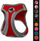 Croci C5081163 - Pettorina Riflettente Per Cani, Multicolore (Rosso), L, 1 Pezzo