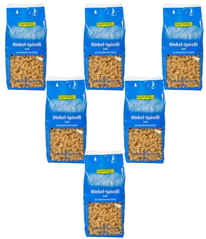 Rapunzel Dinkel-Spirelli hell aus Deutschland, 6er Pack (6 x 500 g)