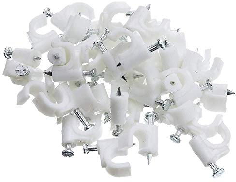 Serre-câbles Serre-clous Serre-câbles avec clou 4-18mm Quantité sélectionnable 4mm 100 pièces