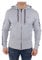 Tommy Hilfiger Uomo Felpa con Cappuccio, Grey Heather, S
