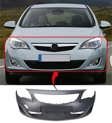Trade Vehicle Parts OP1073 Front Bumper Primed No PDC Or Washer Holes