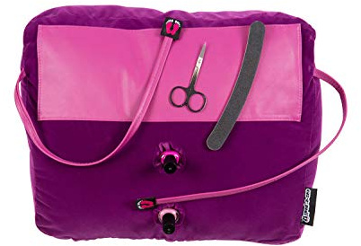 Manicure Cushion Pedicure Pillow Nail Arm Rest Foot Care Purple Velvet