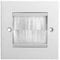 K M Electronics® Single Width Cable Tidy Entry Exit Faceplate Wall Plate with White Brushes